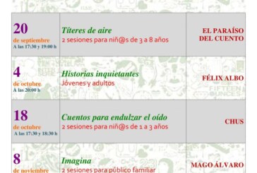 Programación de Actividades en la Biblioteca Municipal Miguel Delibes – Cuarto Trimestre 2019