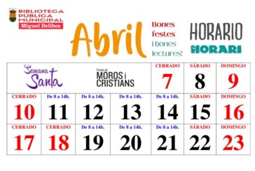Horario de Semana Santa  y Fiestas Patronales