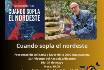 Presentación de libro «Cuando sopla el nordeste» de José Luis Enríquez León