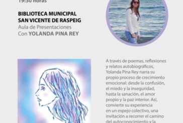 Presentación literaria: «Mi libro, mi tesoro». Un viaje de poesía y sanación a cargo de Yolanda Pina Rey