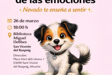 Presentación del cuento: Nevado. El perro sabio de las emociones. Actividad para niños y adultos a cargo de Rosario Peiró