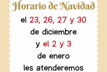 Horario de Navidad de la Biblioteca Infantil Miguel Hernández